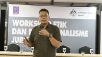 Workshop pra Uji Kompetensi Jurnalis (UKJ) yang dilaksanakan Aliansi Jurnalis Independen (AJI) Indonesia didukung oleh Australian Embassy Jakarta