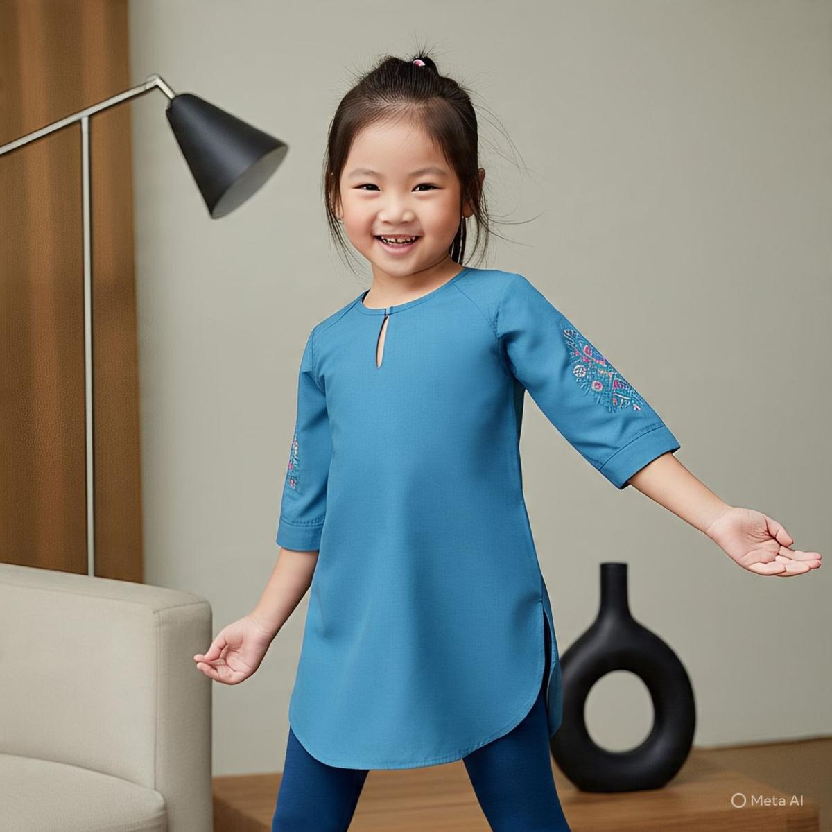 Ilustrasi Baju Tunik Anak