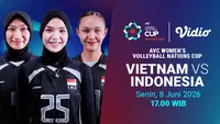 Dukung Timnas Voli Putri Indonesia Dalam AVC Women’s Nation Cup: Vietnam vs Indonesia di Vidio
