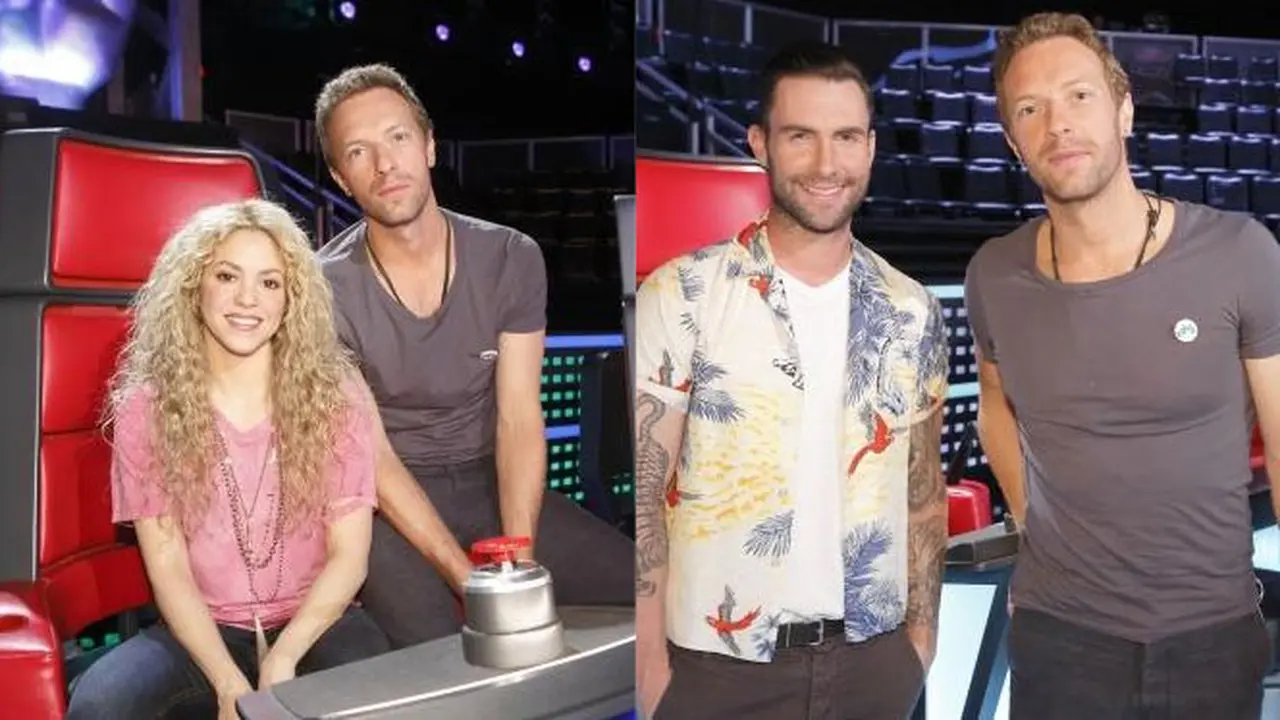 Chris Martin_Adam Levine_Shakira