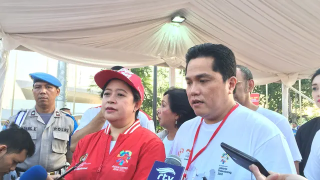 Menko Puan Maharani melepas Fun Run menyambut Asian Games 2018