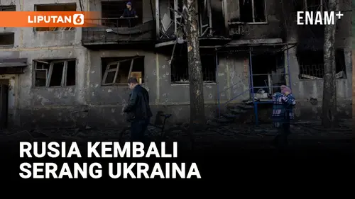 VIDEO: Serangan Rusia di kota Donetsk, Ukraina, menewaskan sedikitnya 11 orang