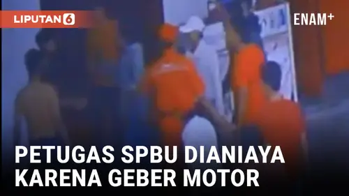 VIDEO: Geng Motor Aniaya Petugas SPBU di Lampung karena Tersinggung dengan Suara Knalpot