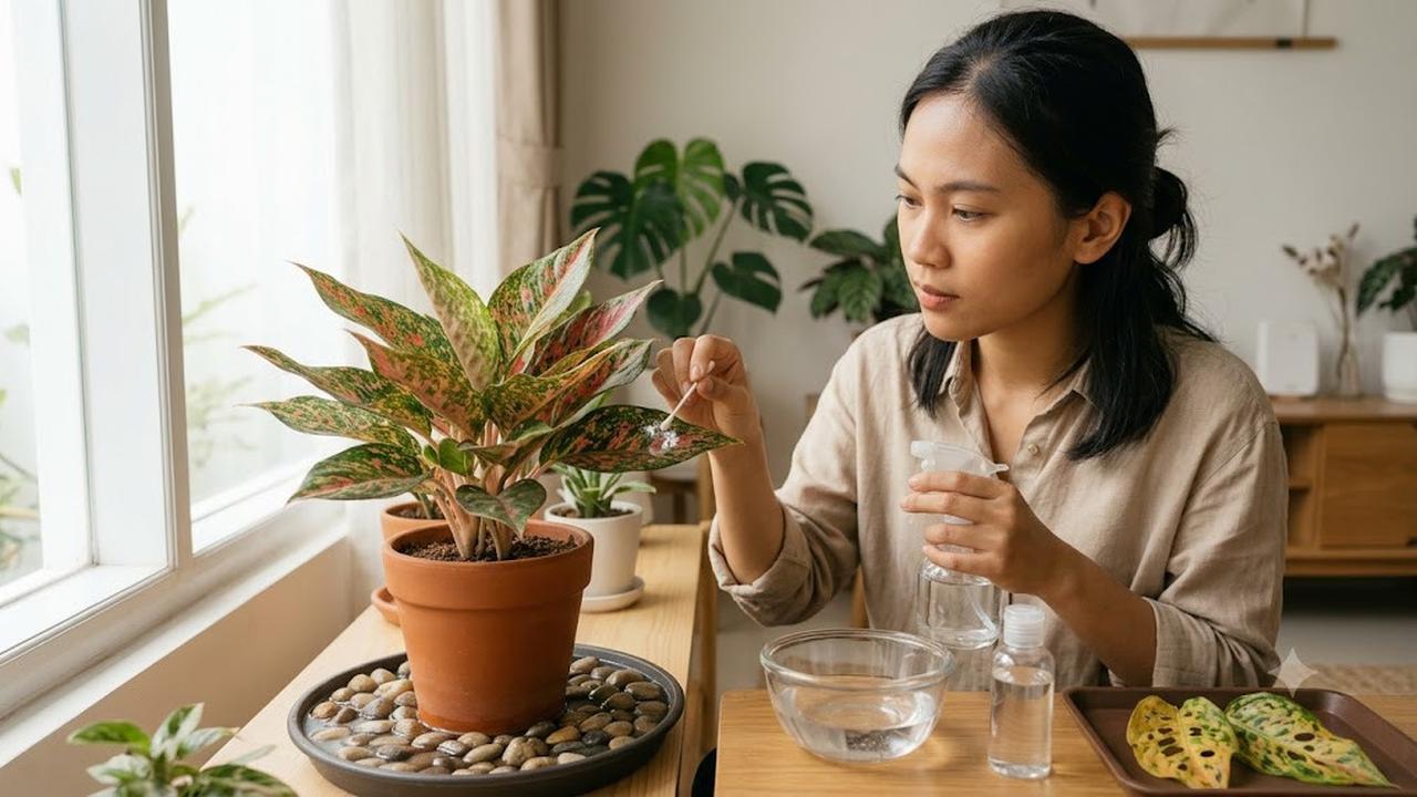 Cara Membuat Aglaonema Lebih Berwarna