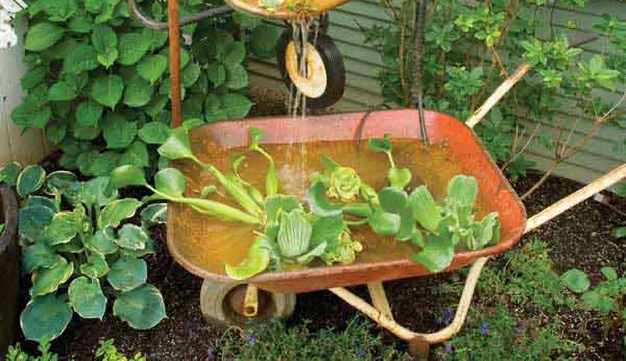 DIY Air Mancur Taman Yang Bisa Bikin Suasana Rumah Makin Nyaman - Photo