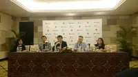 Konferensi Pers Huawei Consumer Business Group di Bali, Kamis (5/5/2016). Liputan6.com/Iskandar