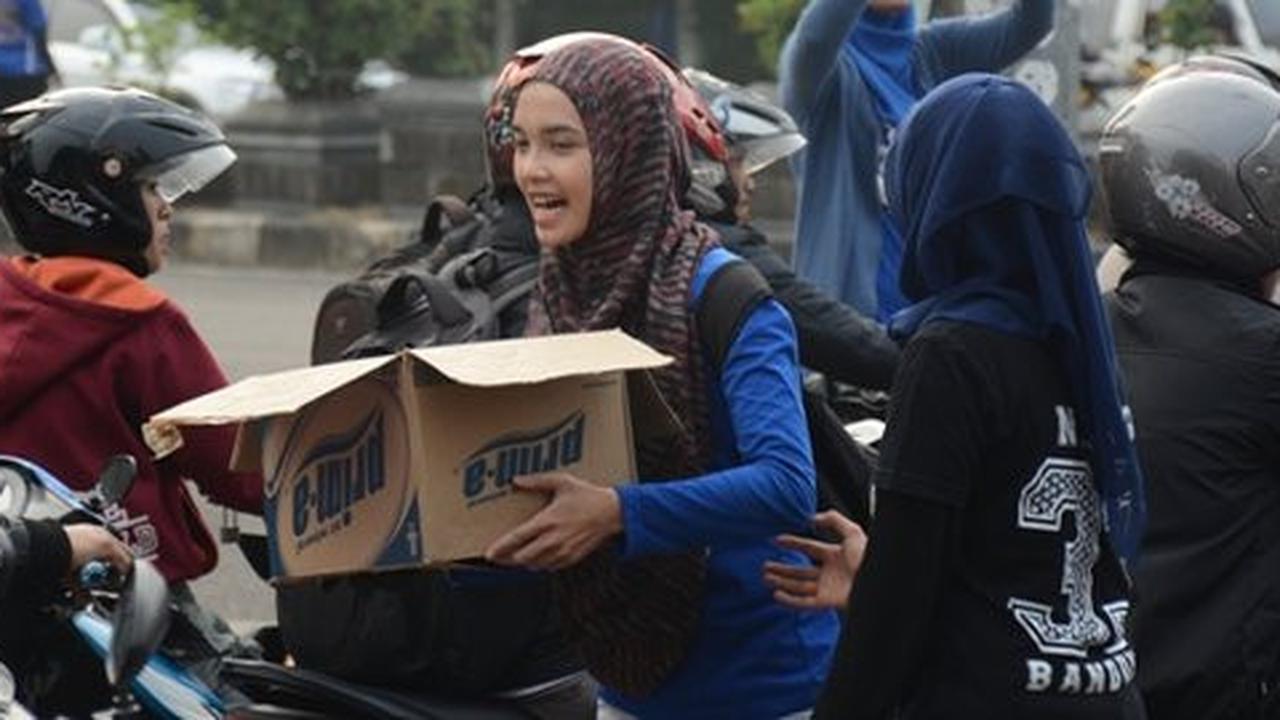 Viking Girls gelar bakti sosial buat korban asap