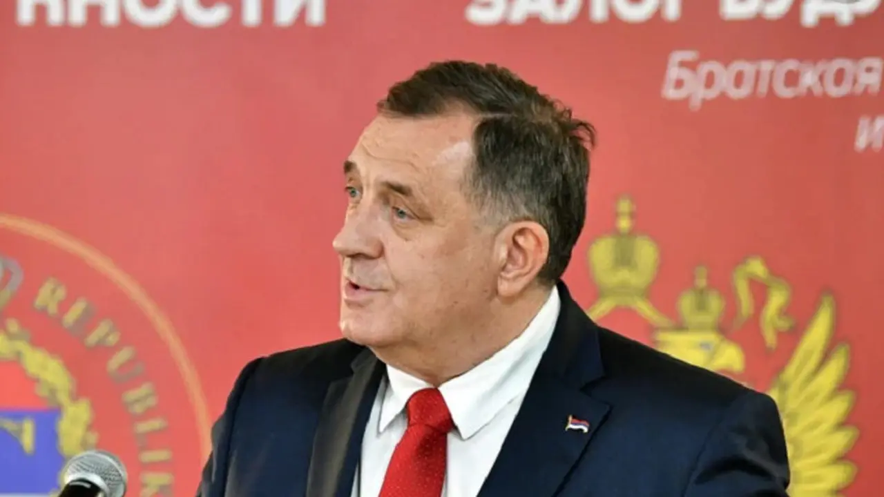 Departemen Keuangan Amerika menuduh Milorad Dodik melakukan korupsi dan mengancam stabilitas dan integritas teritorial Bosnia-Herzegovina (AFP)