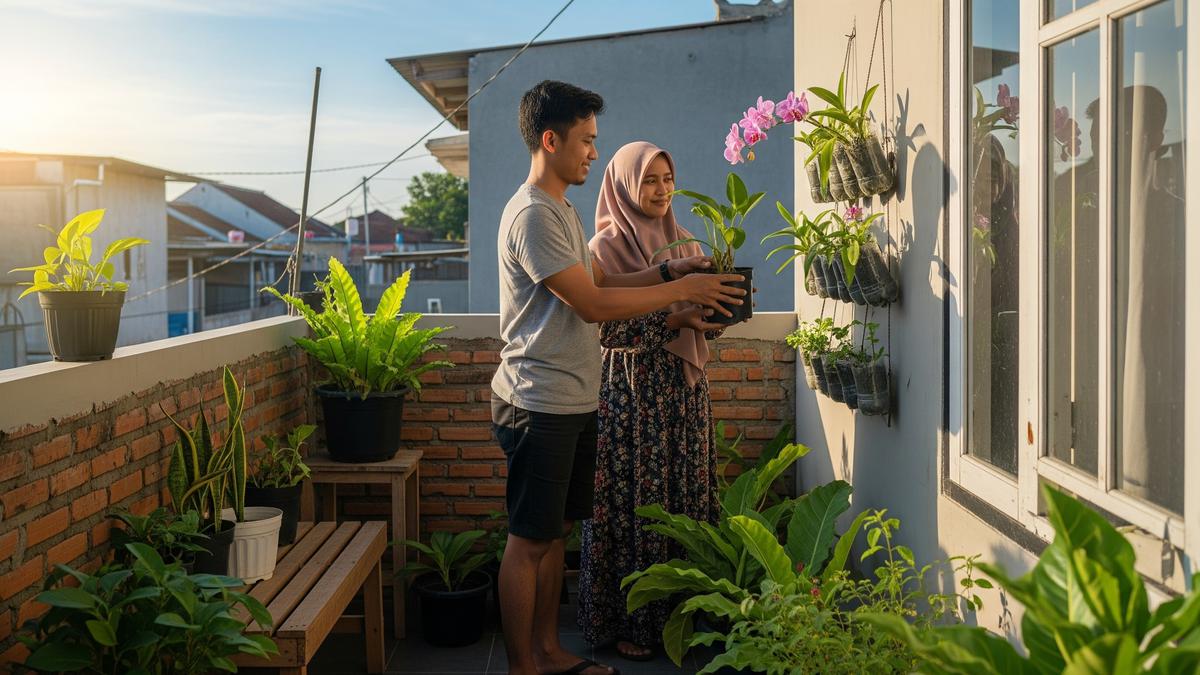 10 Cara Menata Teras Rumah Sempit di Perumahan Subsidi dengan Kebun Vertikal Minimalis