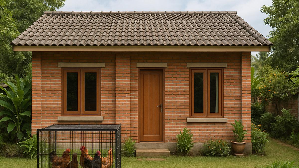 6 Inspirasi Model Rumah di Desa dengan Kandang Ayam di Depan, Fungsional untuk Usaha