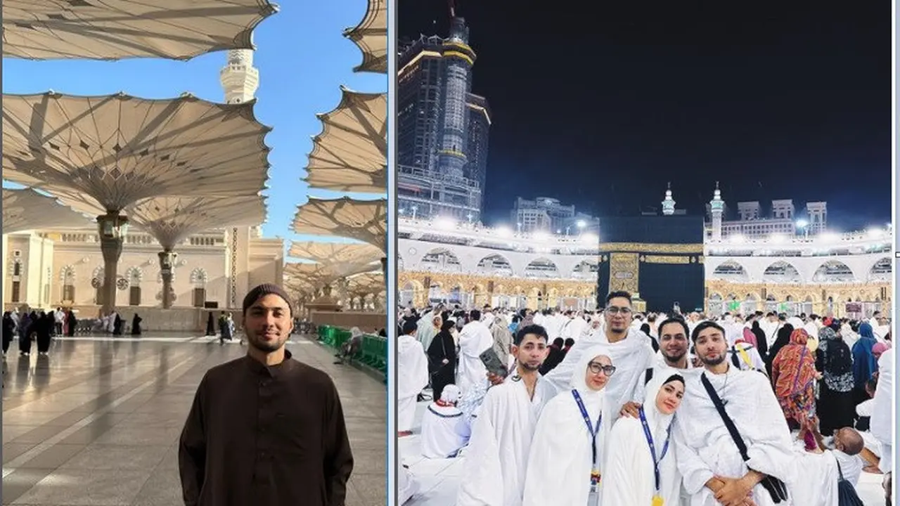 Refal Hady jalani ibadah umrah (Foto: Instagram refalhady)