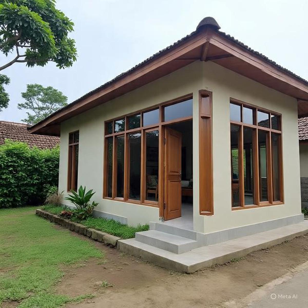 9 Desain Rumah Kampung Tapi Terlihat Seperti Rumah Rp 500 Juta, Hunian Sederhana Modern