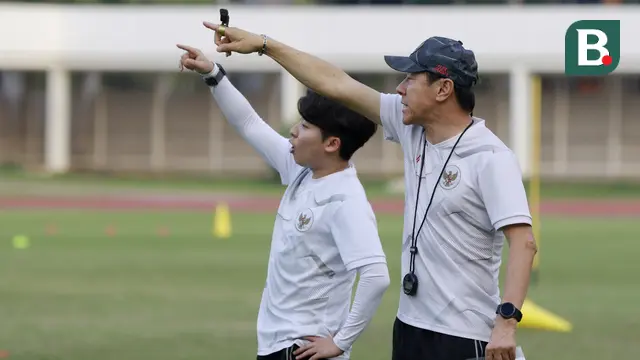 Foto: Shin Tae-yong Genjot Latihan Timnas Indonesia U-19 Jelang Piala AFF U-19 2022