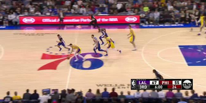 VIDEO: Game Recap NBA 2017-2018, Lakers 107 Vs 76ers 104