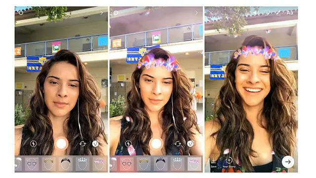 Instagram Stories kini memiliki filter wajah