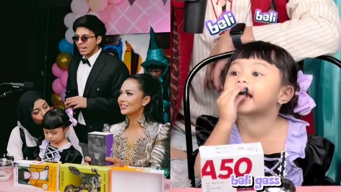 Keseruan Live 12.12 Aurel bersama Keluarga (Instagram/@aurelie.hermansyah)