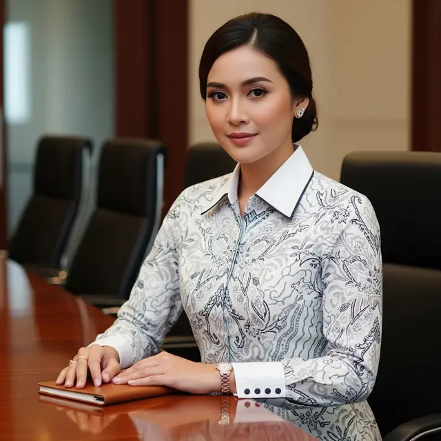 Model Atasan Batik yang Mudah Dipadukan untuk Kerja dan Acara Keluarga (Image by Gemini AI)
