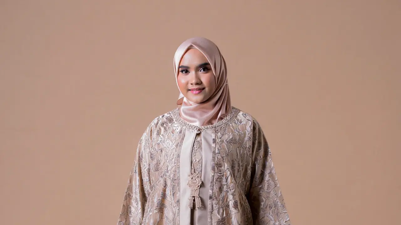 Brokat Arab Kombinasi Gamis Abaya