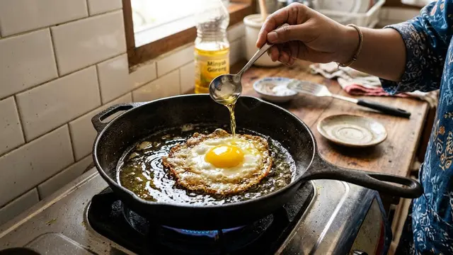 Cara Menggoreng Telur Mata Sapi agar Pinggirannya Renyah