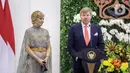 Raja Belanda Willem Alexander (kanan) didampingi Ratu Maxima Zorreguieta Cerruti menyampaikan keterangan di Istana Bogor, Jawa Barat, Selasa (10/3/2020). Raja dan Ratu Belanda mengunjungi Indonesia untuk peningkatan kerja sama bilateral bidang ekonomi dan SDM. (Liputan6.com/Faizal Fanani)