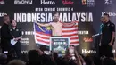 Petarung Indonesia akan berhadapan dengan Malaysia dalam Byon Combat Showbiz Volume 4 di Tennis Indoor Senayan, Kompleks Gelora Bung Karno (GBK), Jakarta Pusat, pada Sabtu (30/11/2024). (Bola.com/M Iqbal Ichsan)