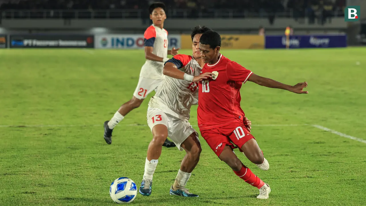 Fadly Alberto Hengga - Timnas Indonesia U-16 vs Filipina di Piala AFF U-16 2024