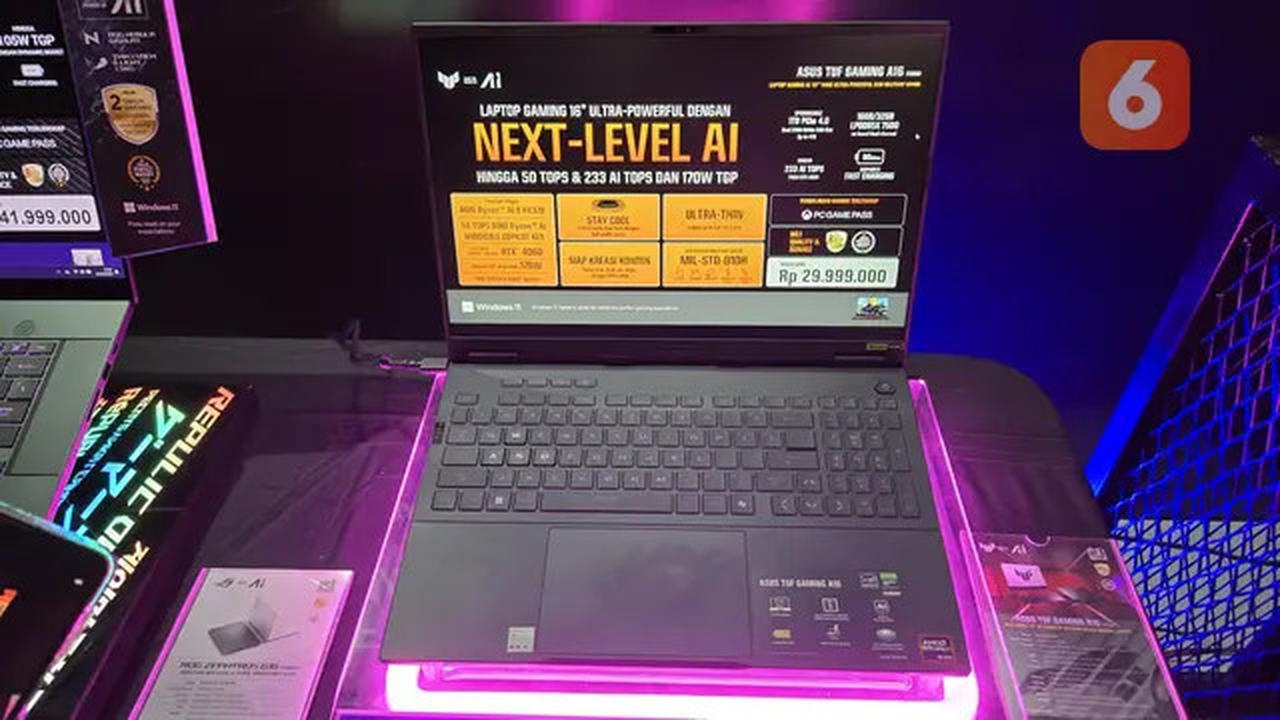 Permintaan Tinggi, Asus Fokus Pasar Laptop Gaming Premium 16 Inci