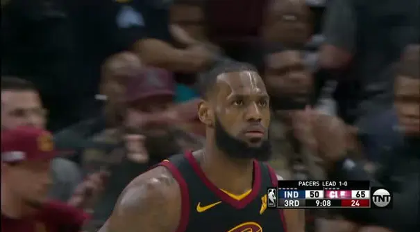 Berita video game recap NBA 2017-2018 antara Cleveland Cavaliers melawan Indiana Pacers dengan skor 100-97.