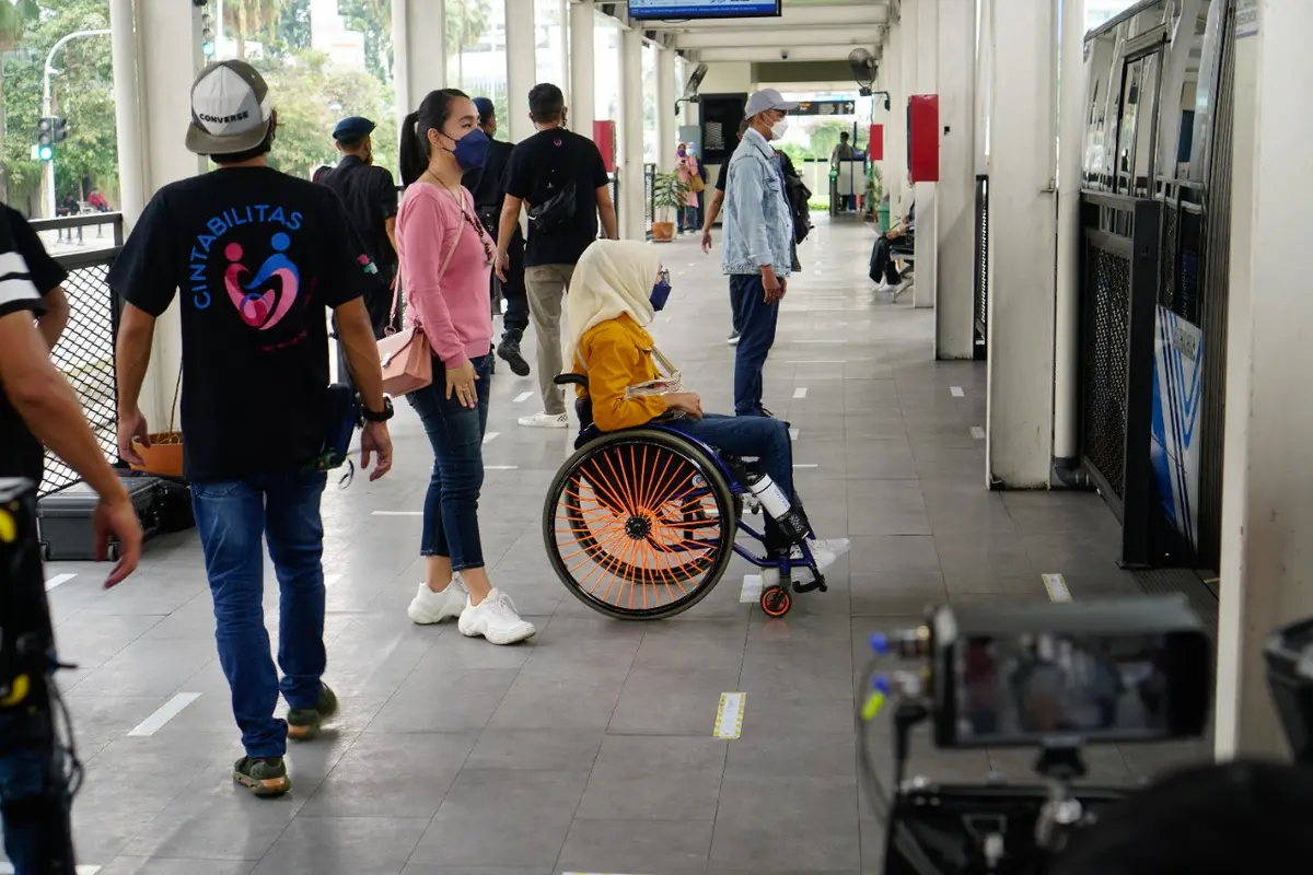 Ilustrasi penyandang disabilitas