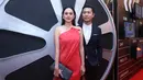 Saat menghadiri malam puncak Indonesian Movie Actors Awards 2017, Aura Kasih datang didampingi pria. Bahkan, lelaki itu sering terlihat dalam akun media sosialnya. (Nurwahyunan/Bintang.com)