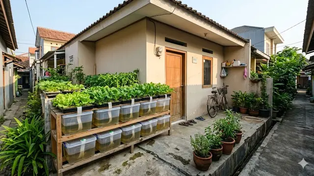 Ide Kebun Mini Hidroponik untuk Rumah Kontrakan Kecil