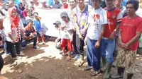 Relawan Solmet peduli korban longsor Sukajaya Bogor (Istimewa)