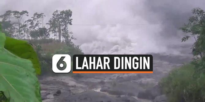 VIDEO: Banjir Lahar Dingin Mengalir dari Gunung Semeru