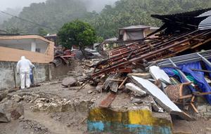 Banjir bandang terjang tiga kecamatan di Kepulauan Sitaro, Sulawesi Utara, pada Senin (5/1/2026) dini hari. (Liputan6.com/Yoseph Ikanubun)