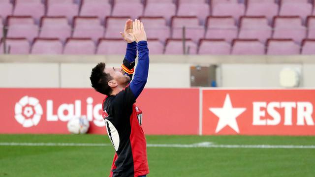 FOTO: Selebrasi Emosional Lionel Messi untuk Mendiang Diego Maradona