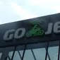 Logo Go-Jek di Kantor Go-Jek di Kemang, Jakarta. Liputan6.com/Mochamad Wahyu Hidayat