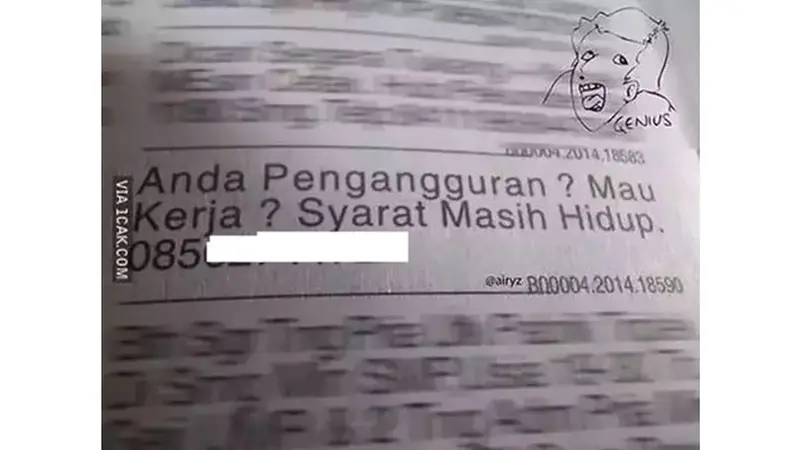 6 Potret Poster Iklan Lowongan Kerja Ini Absurd Abis, Bikin Geleng Kepala