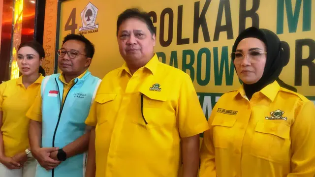 Sumsel Basis Terbanyak Golkar, Airlangga Hartarto Ajak Menangkan Prabowo-Gibran