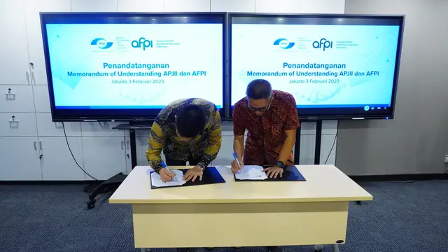 APJII dan AFPI menjalin kerja sama, guna mendukung perluasan digitalisasi dan meningkatkan dampak ekonomi digital bagi pembangunan (Dok. APJII/AFPI)
