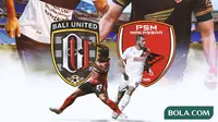 BRI Liga 1 - Bali United Vs PSM Makassar - Eber Bessa, Jefferson Vs Wiljan Pluim, Kenzo Nambu (Bola.com/Adreanus Titus)