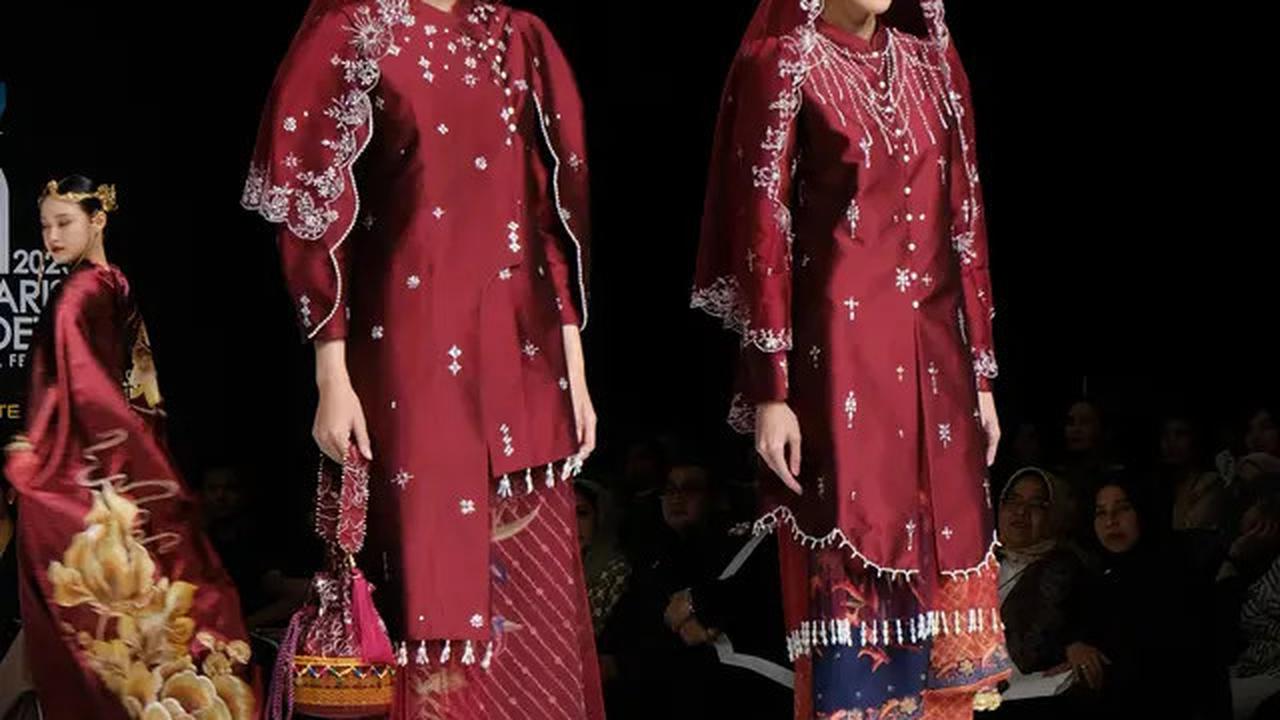 Termarun-marun, Tren Warna Baju Lebaran dari Runway Garis Poetih Raya Festival 2025
