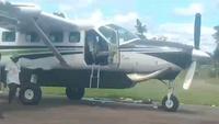 Pesawat Smart Air PK-SNR ditembaki di Boven Digoel Papua. (istimewa)