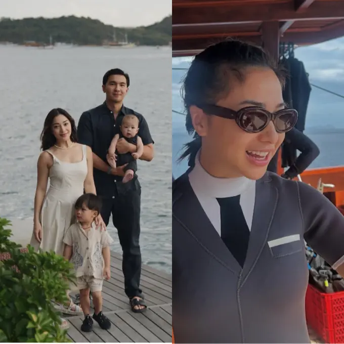 Outfit Santai Nikita Willy saat Liburan ke Labuan Bajo