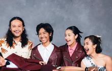 5 Potret Unik Foto Keluarga Dwi Sasono dan Widi Mulia, Kombinasikan Kain Wastra dengan Gaya Kocak