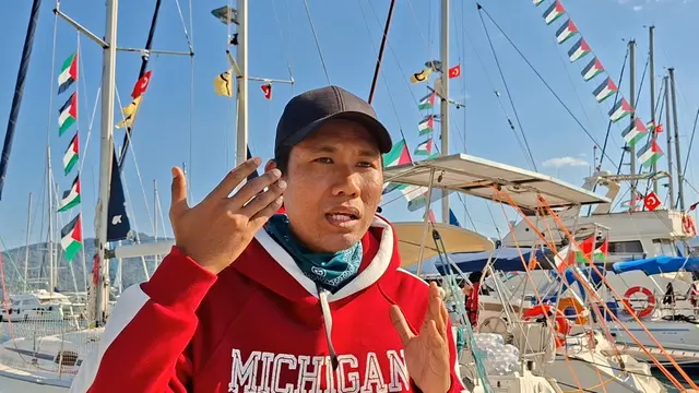 Aktivis Global Sumud Flotilla asal Malaysia, Helmi Ghani menceritakan pengalamannya diculik dan ditahan di kamp milik Israel.