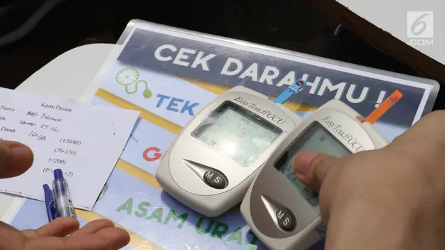 Jaga Pola Hidup Sehat, Mahasiswa Gelar Cek Darah di CFD