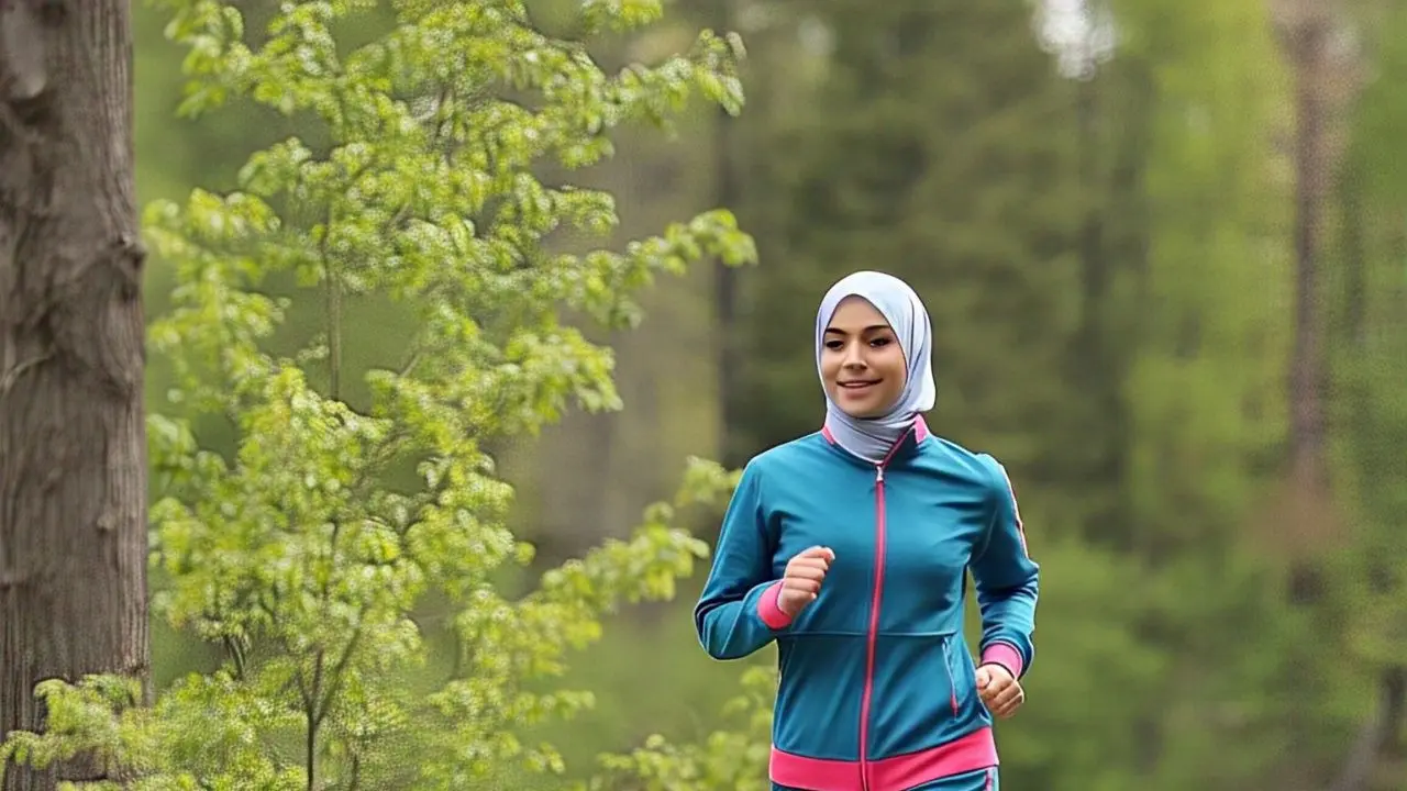 Outfit Jogging Wanita Hijab Simple