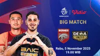 Siaran Langsung Streaming BRI Super League: Borneo FC vs Dewa United, Tayang Eksklusif di Vidio