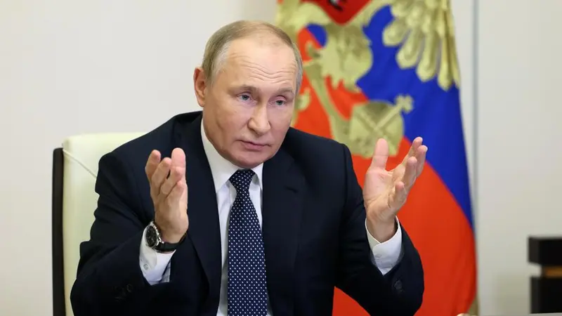 Presiden Rusia Vladimir Putin. (Gavriil Grigorov, Sputnik, Kremlin Pool Photo/AP Photo)
