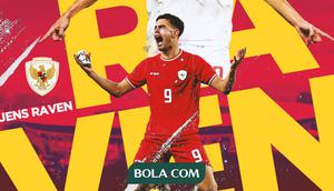 Timnas Indonesia - Ilustrasi Jens Raven (Bola.com/Adreanus Titus)